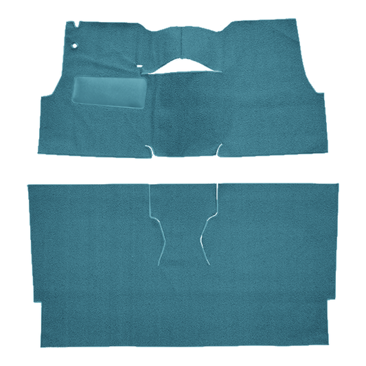 1956 Chevrolet Bel Air 2DR Sedan Bucket Seat Loop Replacement Carpet Kit - 2-Piece - product image
