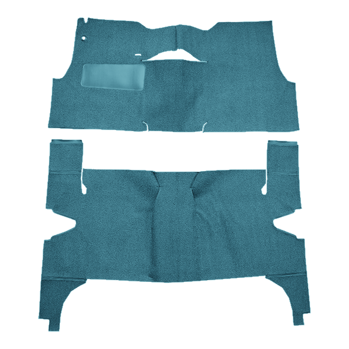 1956 Chevrolet Two-Ten Series 4DR Hardtop Bench Seat Loop Replacement Carpet Kit - 2-Piece - product image
