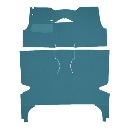 1956 Chevrolet Bel Air 4DR Hardtop Bucket Seat Loop Replacement Carpet Kit - 2-Piece - product image