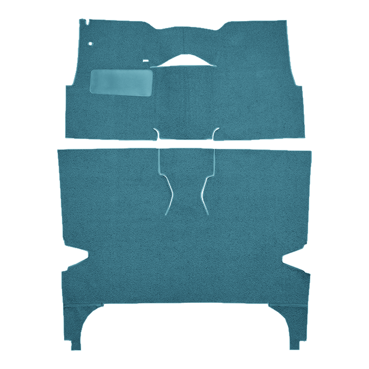 1957 Chevrolet Two-Ten Series 4DR Hardtop Bucket Seat Loop Replacement Carpet Kit - 2-Piece - product image