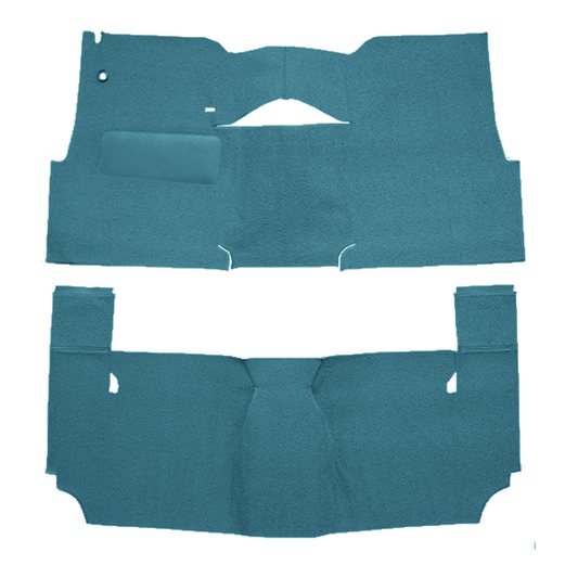 1957 Chevrolet Two-Ten Series 2DR Hardtop Bench Seat Loop Replacement Carpet Kit - 2-Piece - product image
