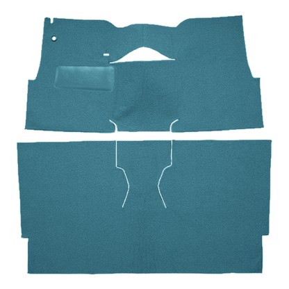 1957 Chevrolet Two-Ten Series 2DR Sedan Bucket Seat Loop Replacement Carpet Kit - 2-Piece - product image