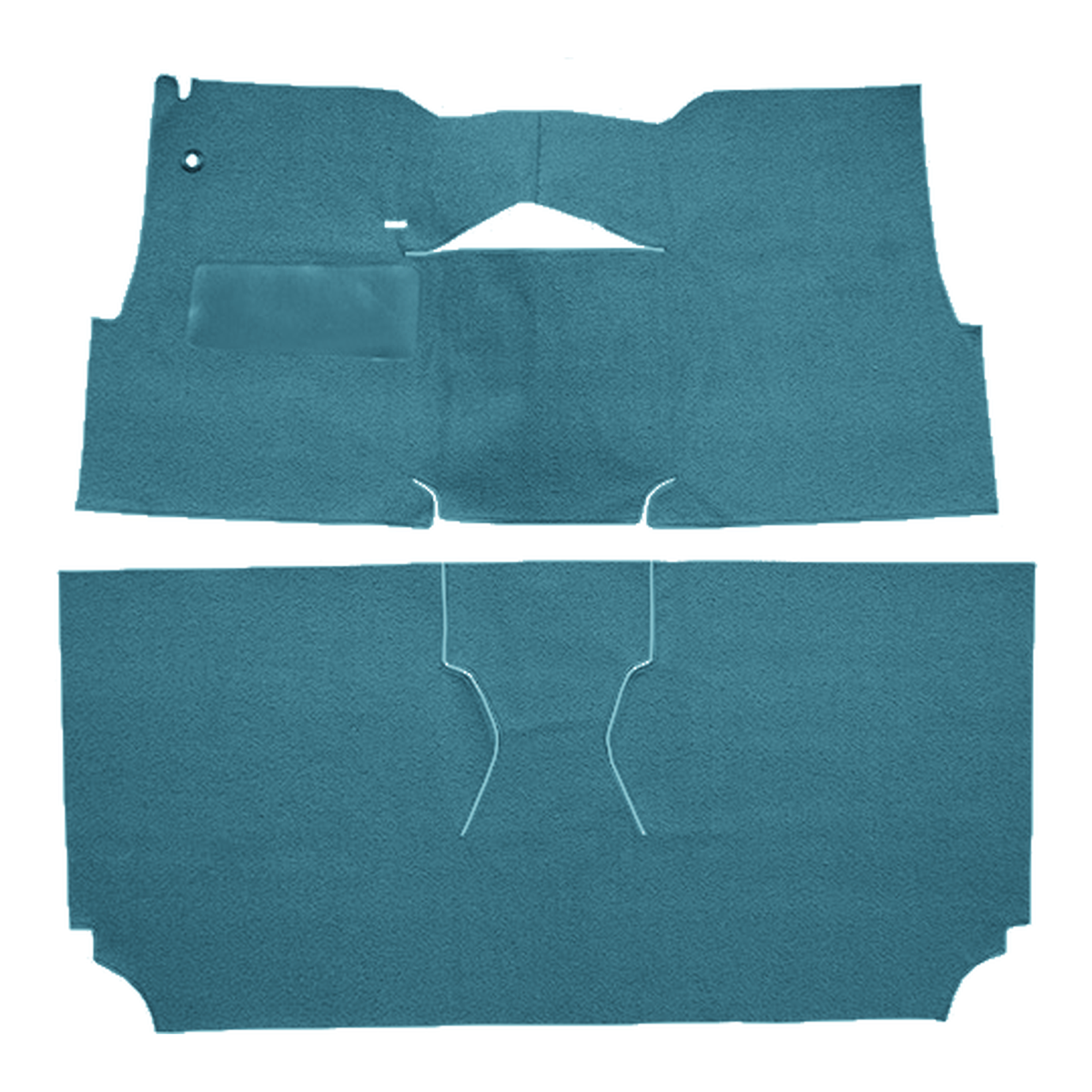 1957 Chevrolet Two-Ten Series 2DR Hardtop Bucket Seat Loop Replacement Carpet Kit - 2-Piece - product image