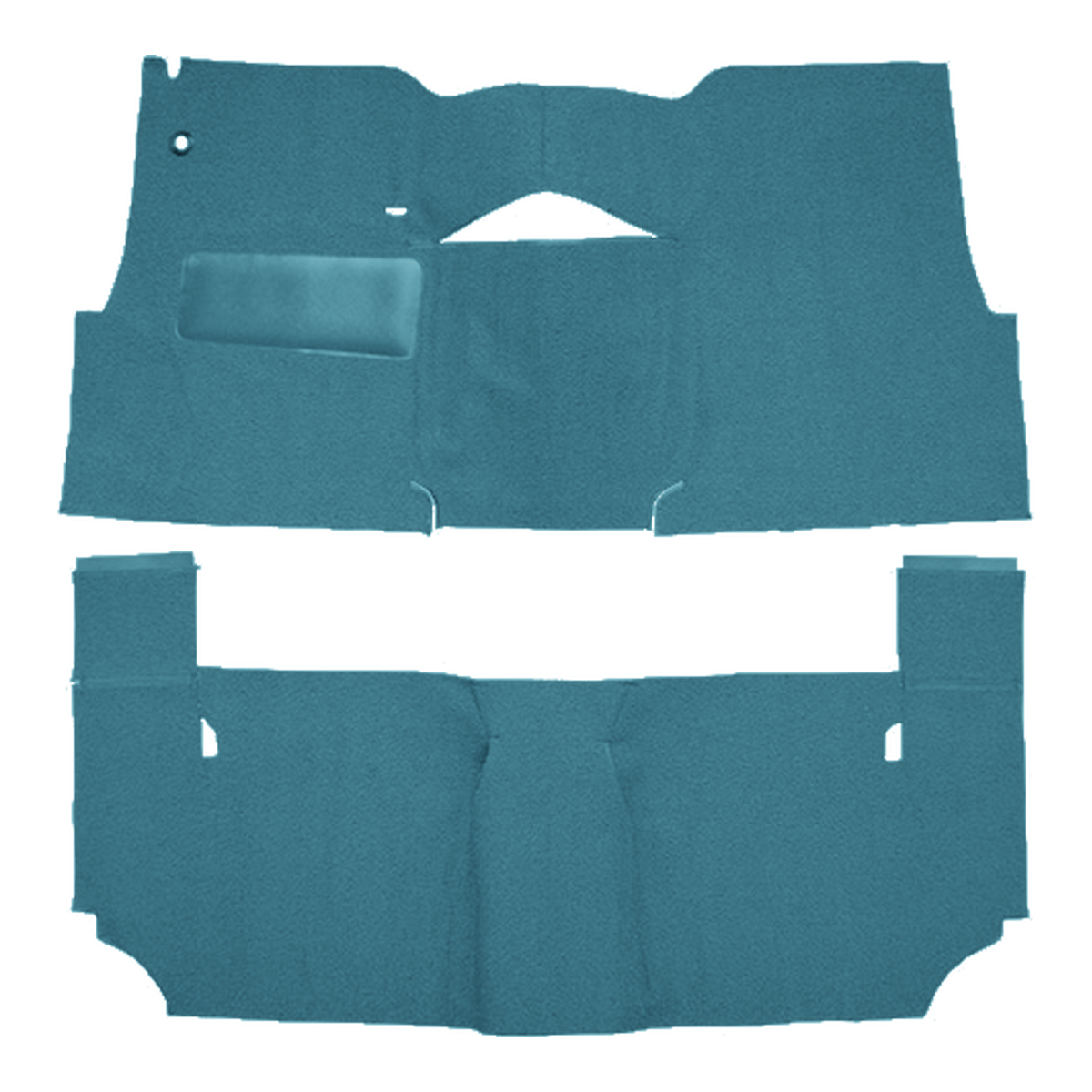 1957 Chevrolet Bel Air 2DR Convertible Bench Seat Loop Replacement Carpet Kit - 2-Piece - product image