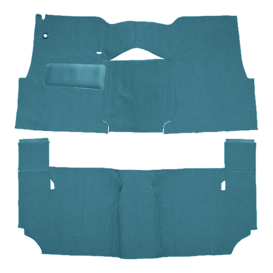 1957 Chevrolet Bel Air 2DR Convertible Bench Seat Loop Replacement Carpet Kit - 2-Piece - product image
