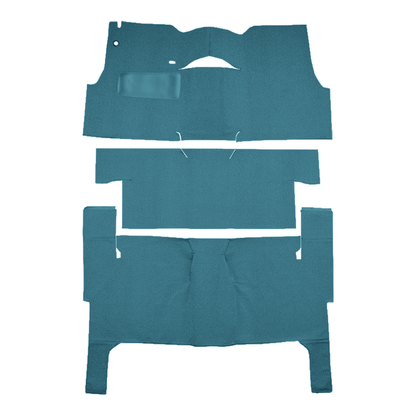 1956 Chevrolet Bel Air Nomad 2DR Wagon Bench Seat Pass Area Loop Replacement Carpet Kit - 3-Piece - product image