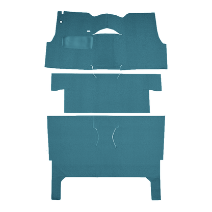 1956 Chevrolet Bel Air Nomad 2DR Wagon Bucket Seat Pass Area Loop Replacement Carpet Kit - 3-Piece - product image