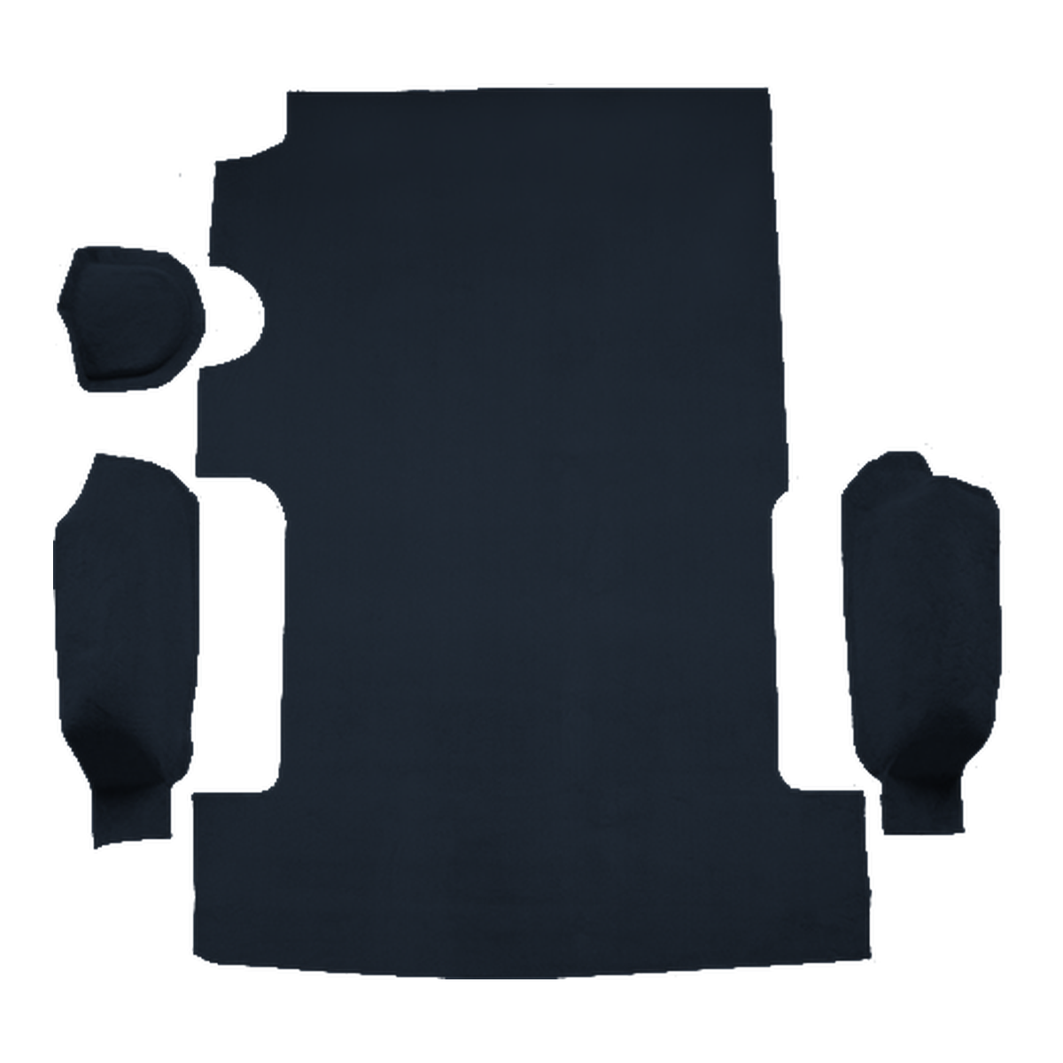 1996-2005 Chevrolet Astro Ext Cargo Area Cutpile Molded Replacement Carpet Kit - 4-Piece - product image