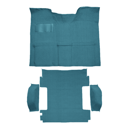 1969-1972 Chevy Blazer 2WD Auto/3spd Column Complete Loop Molded Replacement Carpet Kit - 4-Piece - product image