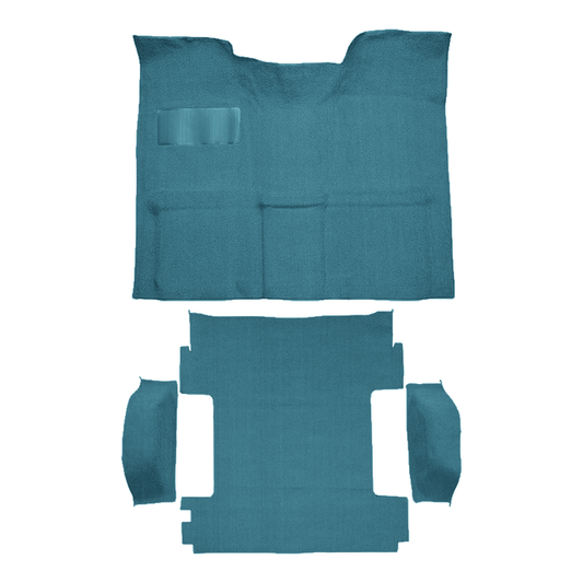1969-1972 Chevy Blazer 2WD Auto/3spd Column Complete Loop Molded Replacement Carpet Kit - 4-Piece - product image