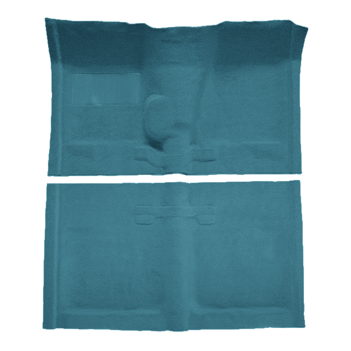 1962-1967 Chevrolet Chevy II 2DR 4spd Bucket Seat Loop Molded Replacement Carpet Kit - 2-Piece - product image