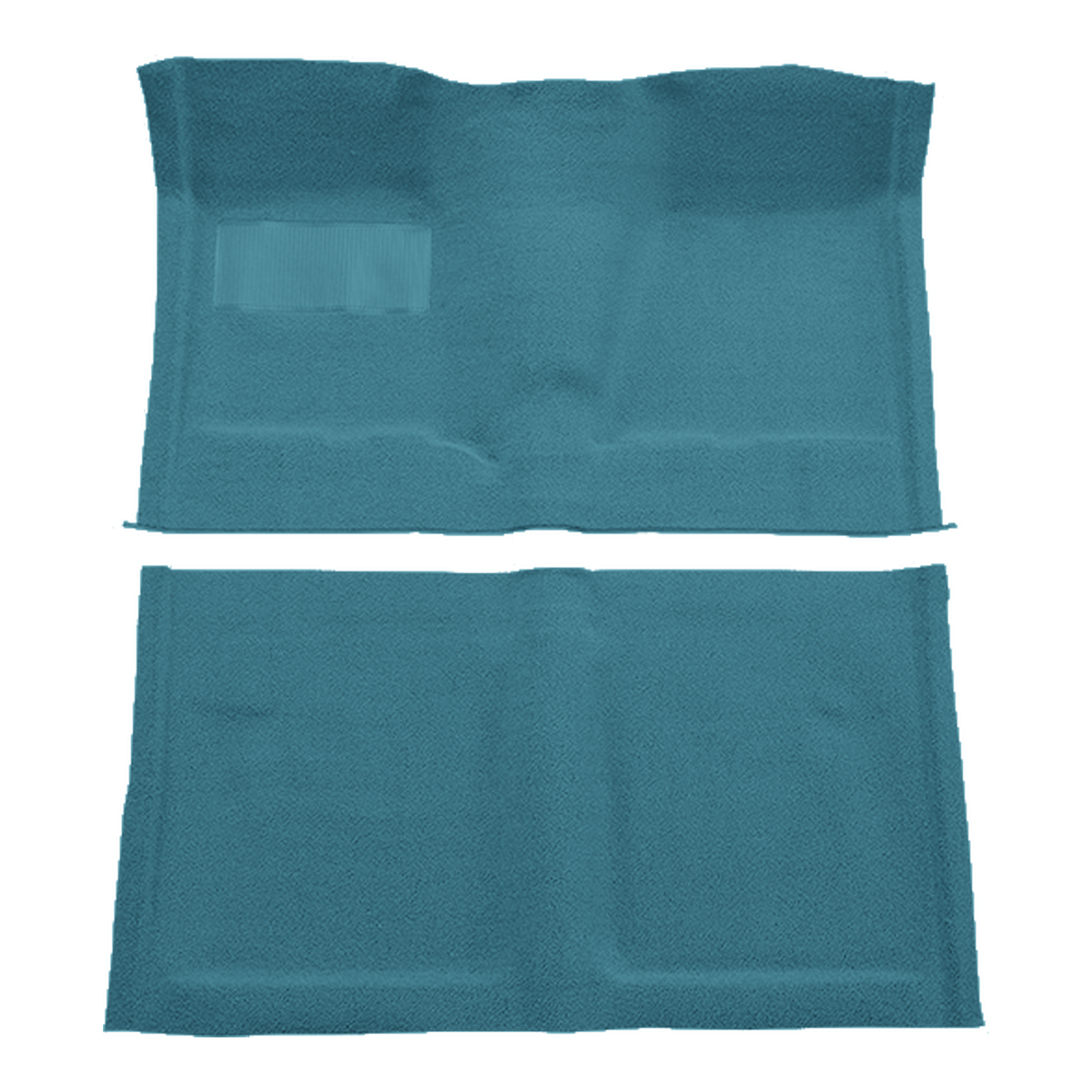 1962-1967 Chevrolet Chevy II 2DR Auto Bench Seat Loop Molded Replacement Carpet Kit - 2-Piece - product image
