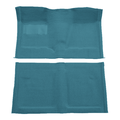 1962-1967 Chevrolet Chevy II 2DR Auto Bench Seat Loop Molded Replacement Carpet Kit - 2-Piece - product image