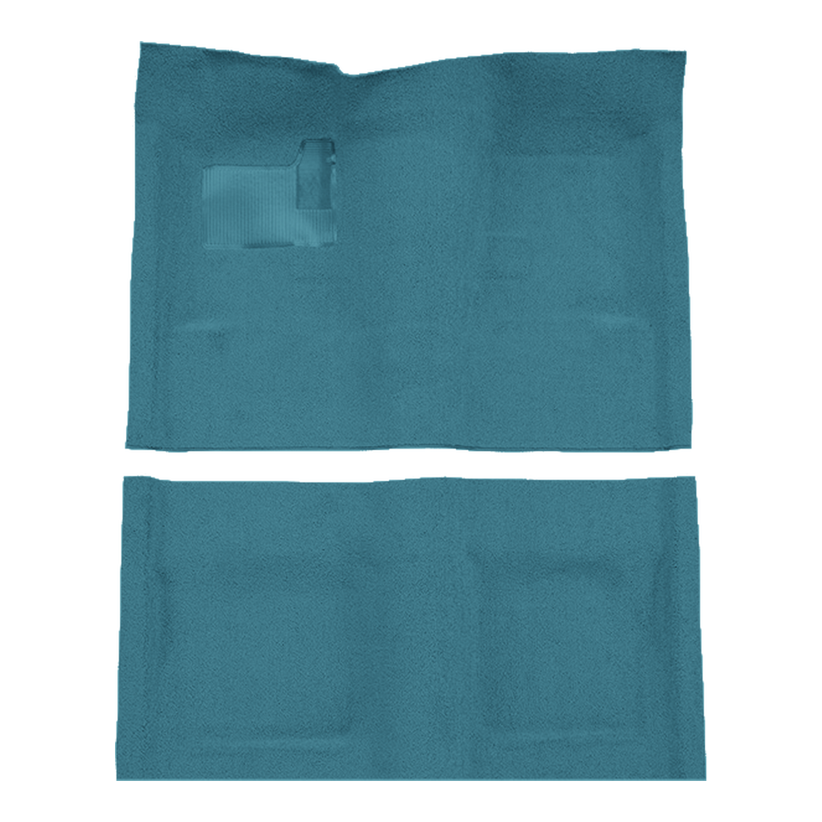 1968 Chevrolet Chevy II 2DR Auto/Manual Bench Seat Loop Molded Replacement Carpet Kit - 2-Piece - product image