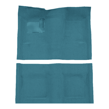 1968 Chevrolet Chevy II 2DR Auto/Manual Bench Seat Loop Molded Replacement Carpet Kit - 2-Piece - product image
