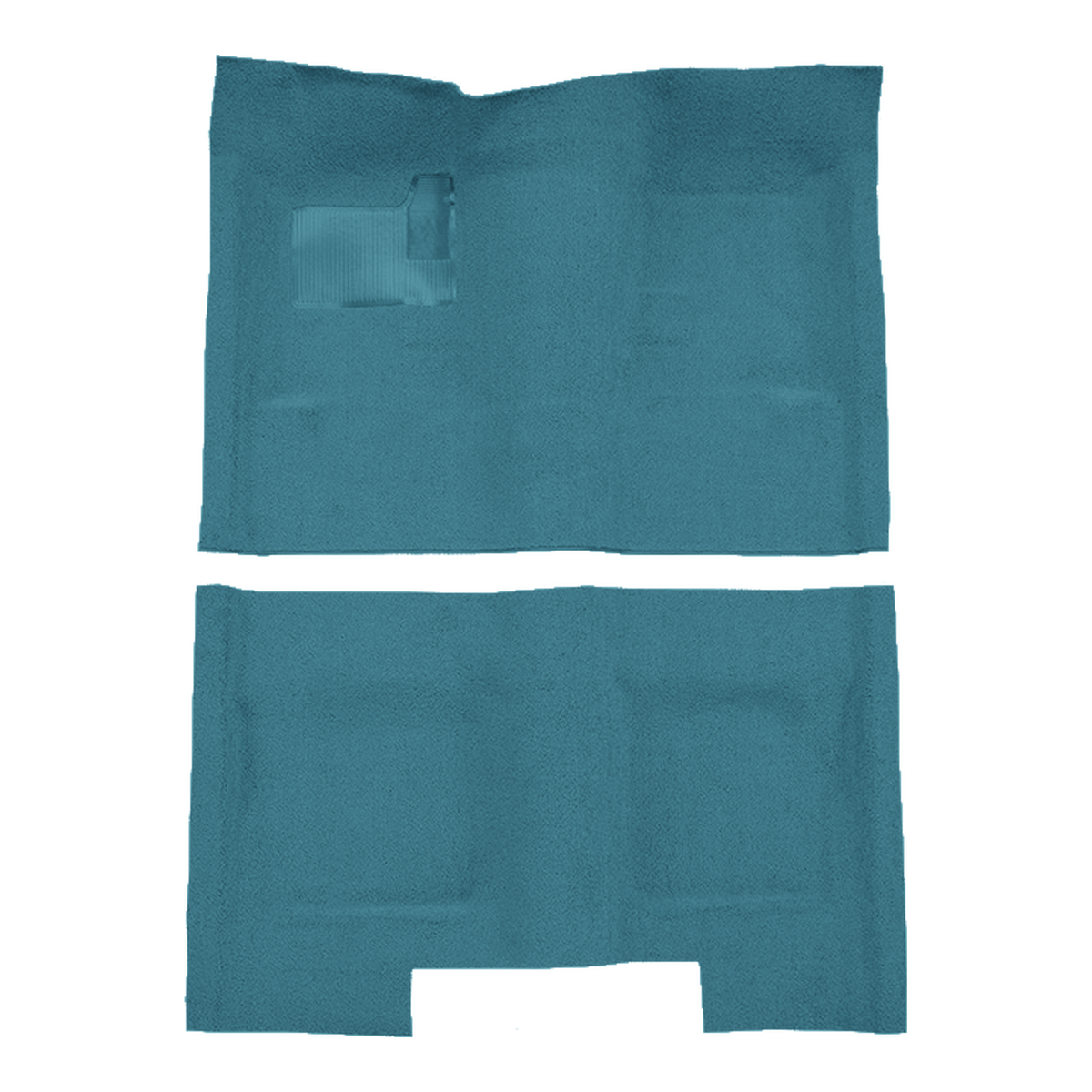 1968 Chevrolet Chevy II 4DR Auto/Manual Bench Seat Loop Molded Replacement Carpet Kit - 2-Piece - product image