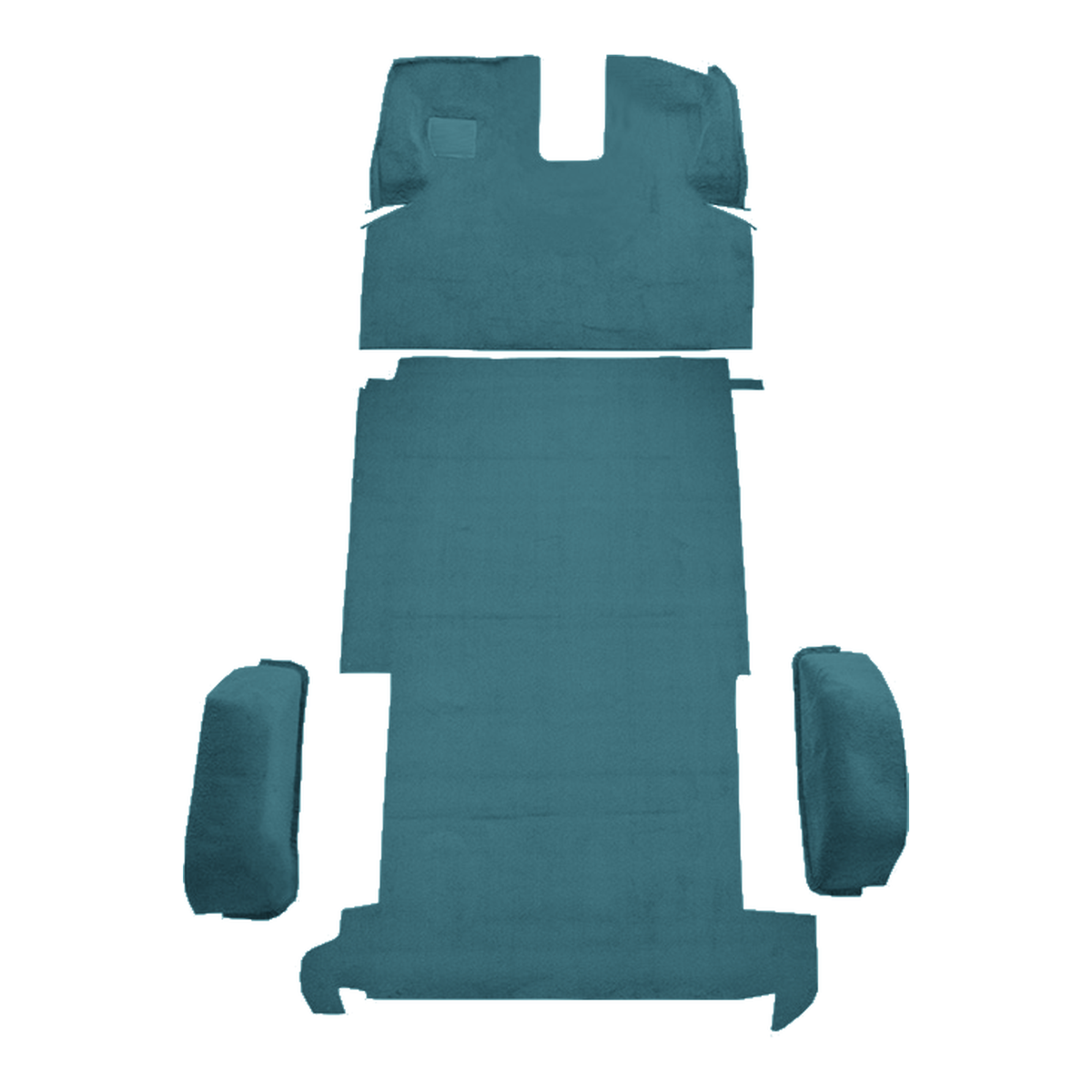 1978-1995 Chevy G20 Short Van Fits 110 WB Complete Cutpile Molded Replacement Carpet Kit - 4-Piece - product image