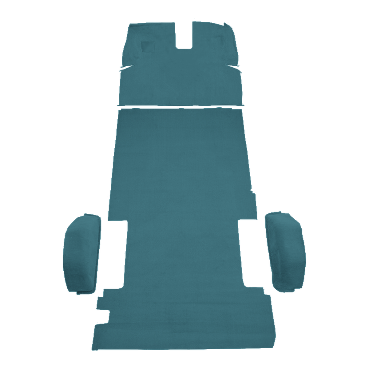 1978-1995 Chevy G20 Long Van Fits 127 WB Complete Cutpile Molded Replacement Carpet Kit - 4-Piece - product image