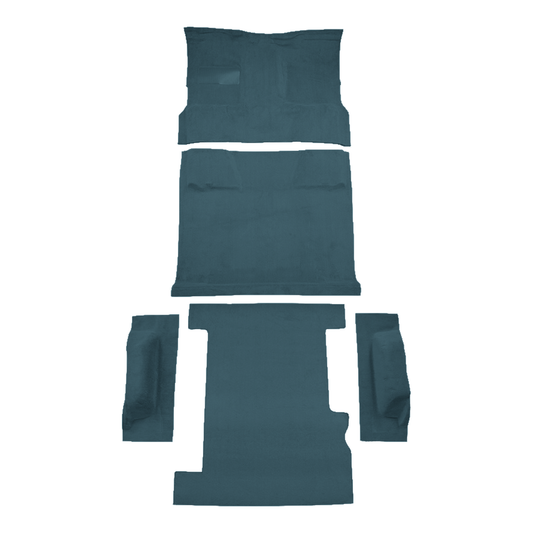 1987-1988 Chevrolet V20 Suburban 4WD Complete Cutpile Molded Replacement Carpet Kit - 5-Piece - product image