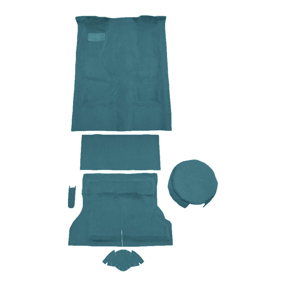 1981-1983 American Motors Eagle SX4 2DR Lift Back Complete Cutpile Replacement Carpet Kit - 6-Piece - product image