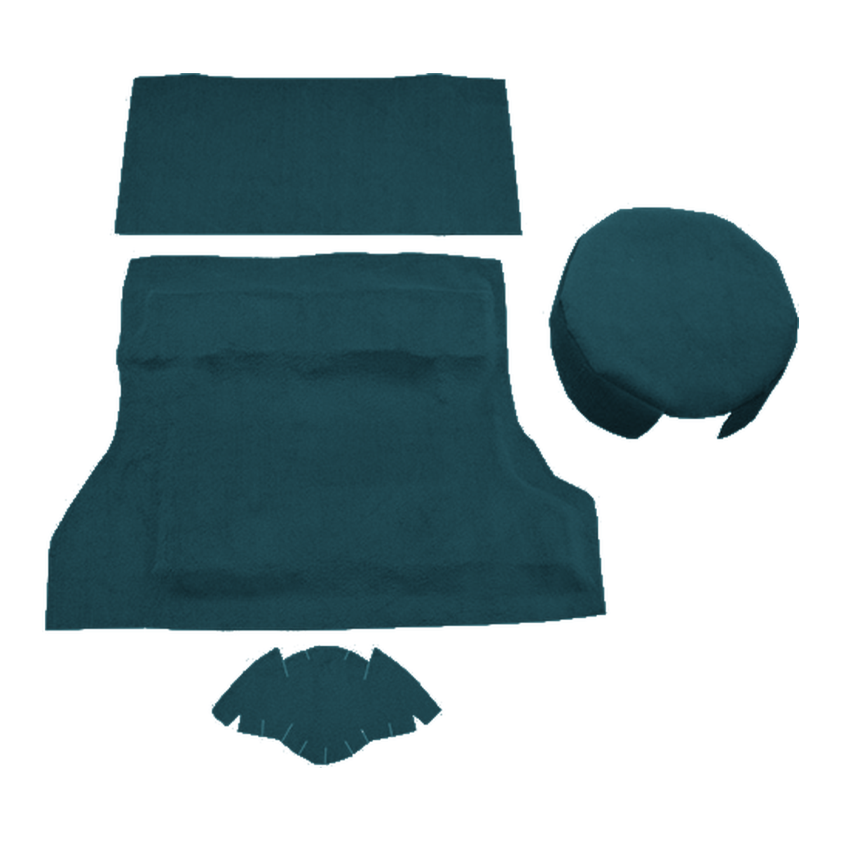 1979-1983 American Motors Spirit 2DR Lift Back Cargo Area Cutpile Replacement Carpet Kit - 4-Piece - product image