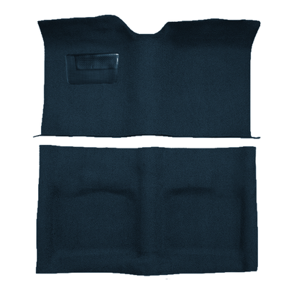 1959-1960 Chrysler Newport 2DR Hardtop Bench Seat Loop Molded Replacement Carpet Kit - 2-Piece - product image