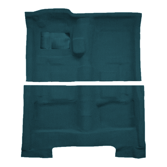 1974-1978 Chrysler Newport 2DR 4spd Cutpile Molded Replacement Carpet Kit - 2-Piece - product image