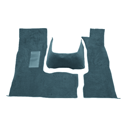 1978-1980 Dodge B100 Van with Engine Cover Pass Area Cutpile Molded Replacement Carpet Kit - 3-Piece - product image