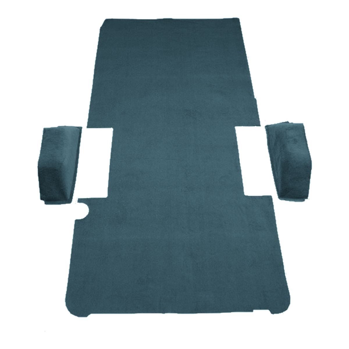 1978-1980 Dodge B200 Long ext Van Rear Fits 127 WB Cargo Area Cutpile Replacement Carpet Kit - 3-Piece - product image