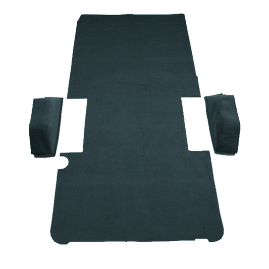 1981-1993 Dodge B150 Long ext Van Rear Fits 127 WB Cargo Area Cutpile Replacement Carpet Kit - 3-Piece - product image