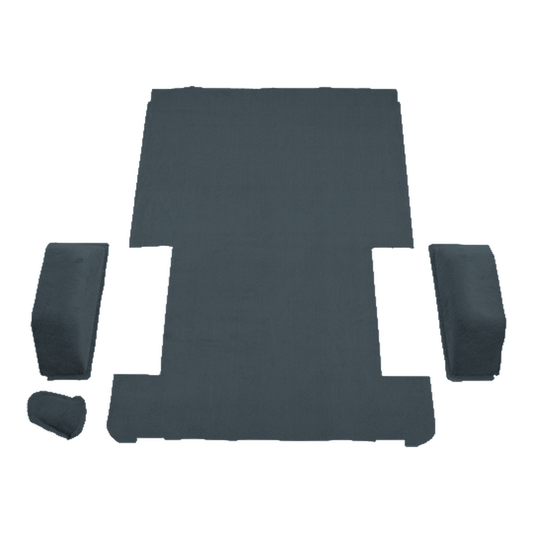1995-1997 Dodge B1500 Van Cargo Area Short Cutpile Molded Replacement Carpet Kit - 4-Piece - product image