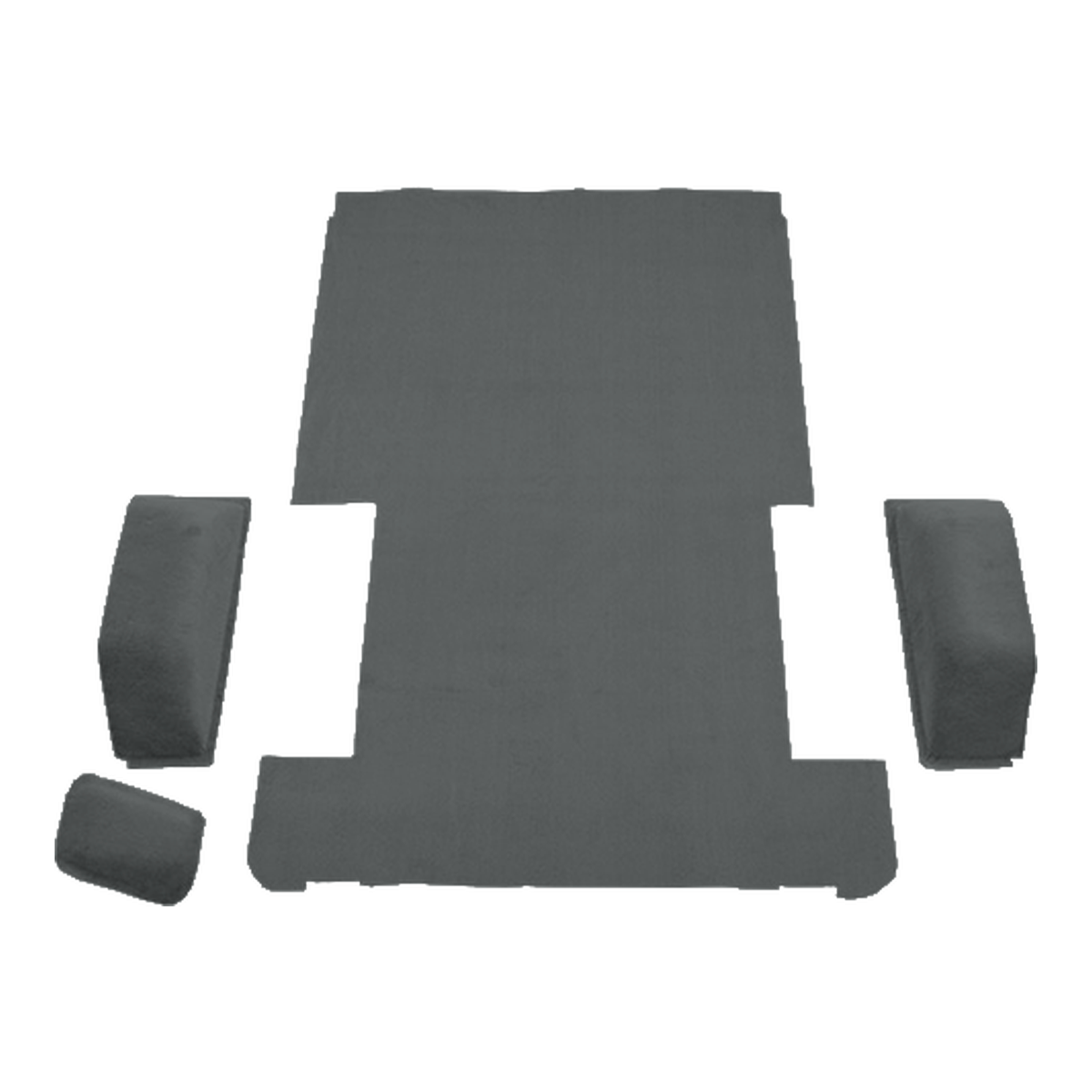 1998 Dodge B1500 Van Cargo Area Short Cutpile Molded Replacement Carpet Kit - 4-Piece - product image