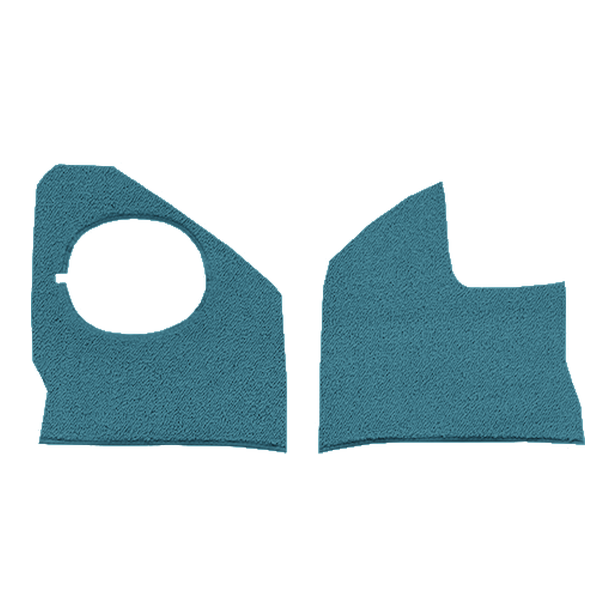 1964 Chevrolet Biscayne Kick Panel Inserts with Air Loop Replacement Carpet Kit - 2-Piece - product image