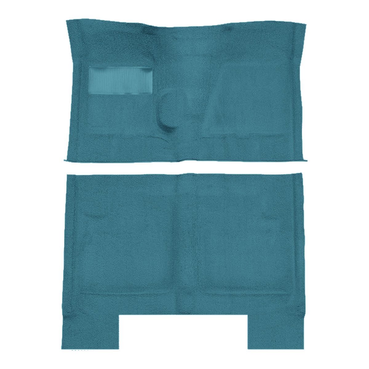 1962-1967 Chevy Chevy II Nova 4DR Sedan 4spd Bench Seat Loop Molded Replacement Carpet Kit - 2-Piece - product image