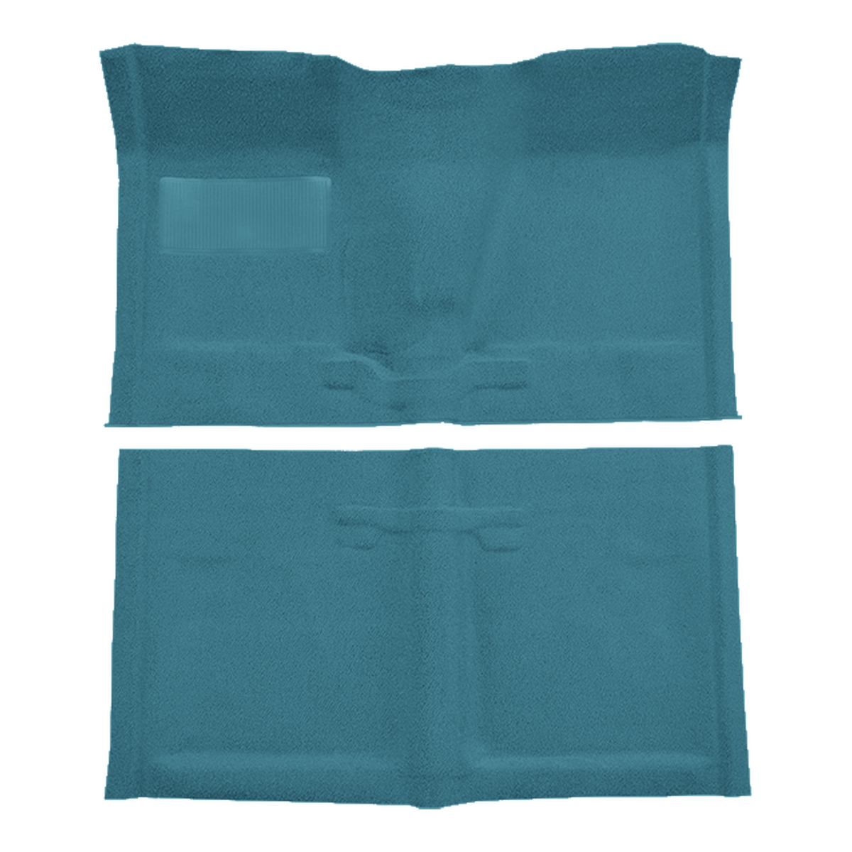 1962-1967 Chevrolet Chevy II Nova 2DR Auto Bucket Seat Loop Molded Replacement Carpet Kit - 2-Piece - product image