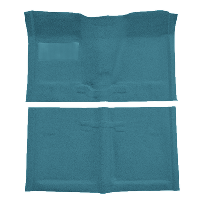 1962-1967 Chevrolet Chevy II Nova 2DR Auto Bucket Seat Loop Molded Replacement Carpet Kit - 2-Piece - product image