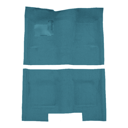 1968 Chevrolet Chevy II Nova 4DR Auto/Manual Bench Seat Loop Molded Replacement Carpet Kit - 2-Piece - product image