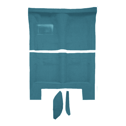 1966 Dodge Charger Auto with Console Strips Pass Area Loop Molded Replacement Carpet Kit - 4-Piece - product image