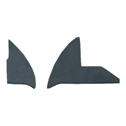 1990-1993 Dodge D250 Kick Panel Inserts with Cardboard Cutpile Replacement Carpet Kit - 2-Piece - product image