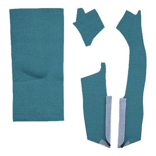 1964-1965 Dodge Polara Console Strip 2DR 4spd Fits Long Console Loop Replacement Carpet Kit - 4-Piece - product image