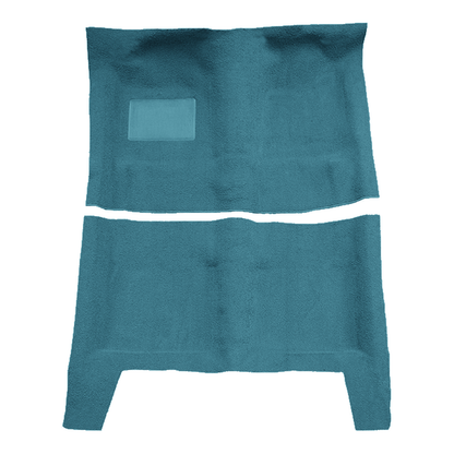 1967 Dodge Dart 2DR Hardtop/Convertible Auto with Tails Loop Molded Replacement Carpet Kit - 2-Piece - product image