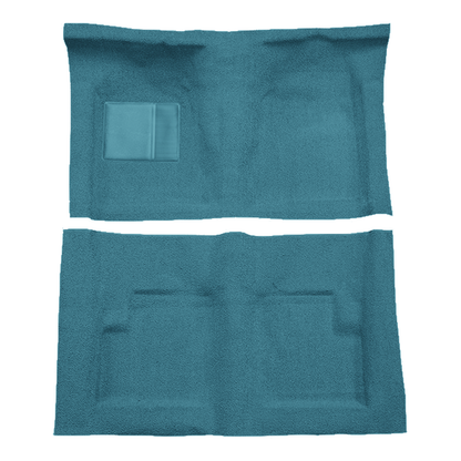 1968-1969 Mercury Montego 2DR Conv Auto Column Shift Loop Molded Replacement Carpet Kit - 2-Piece - product image