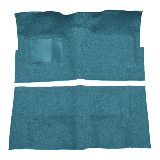 1963-1964 Mercury Monterey 2DR Conv Auto Foot Wells Short Rear Loop Replacement Carpet Kit - 2-Piece - product image