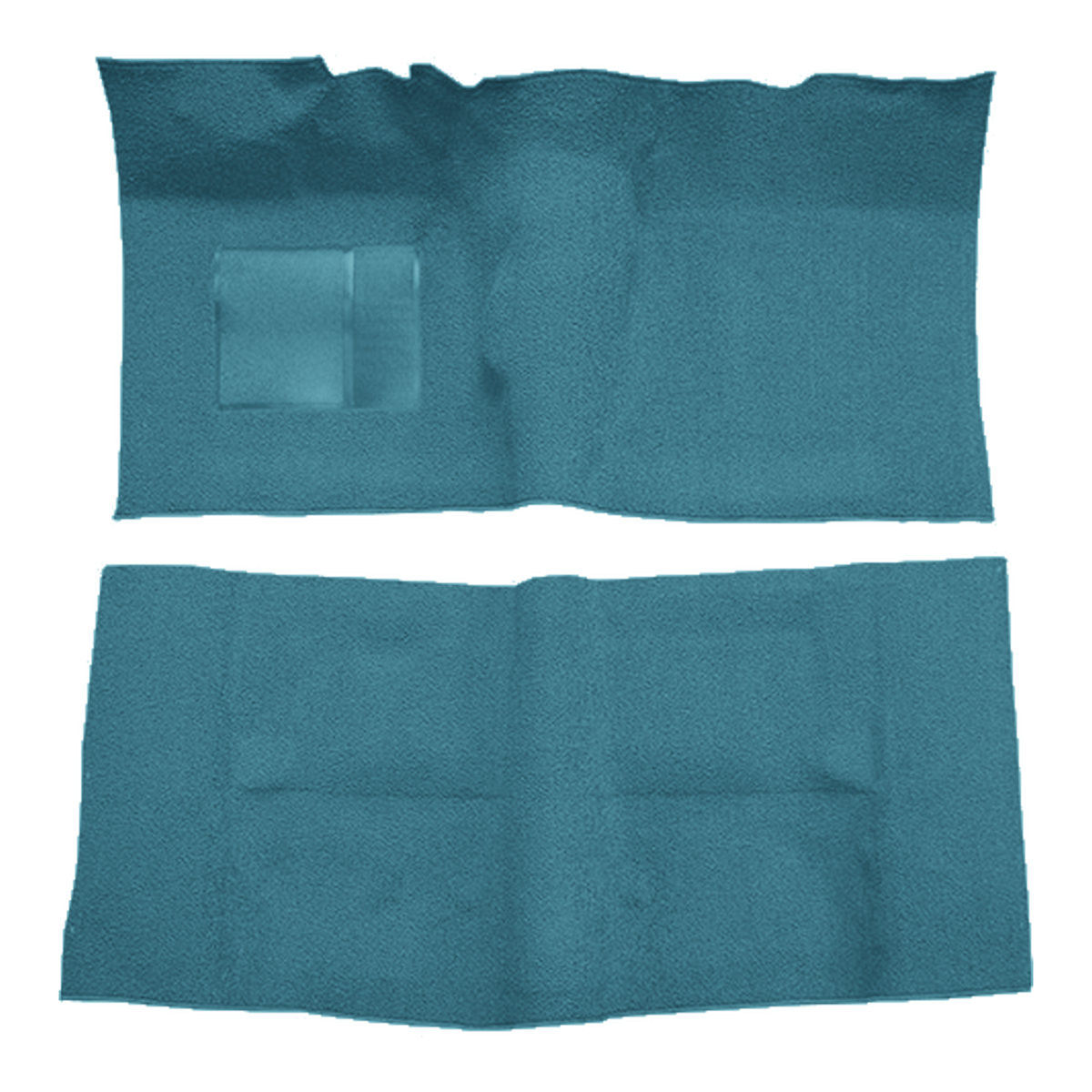 1963-1964 Mercury Monterey 2DR Conv 4spd Flat Front Short Rear Loop Replacement Carpet Kit - 2-Piece - product image