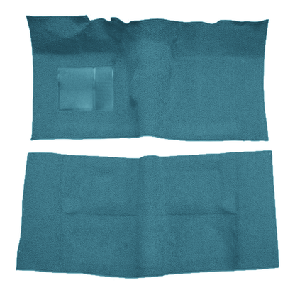1963-1964 Mercury Monterey 2DR Conv 4spd Flat Front Short Rear Loop Replacement Carpet Kit - 2-Piece - product image