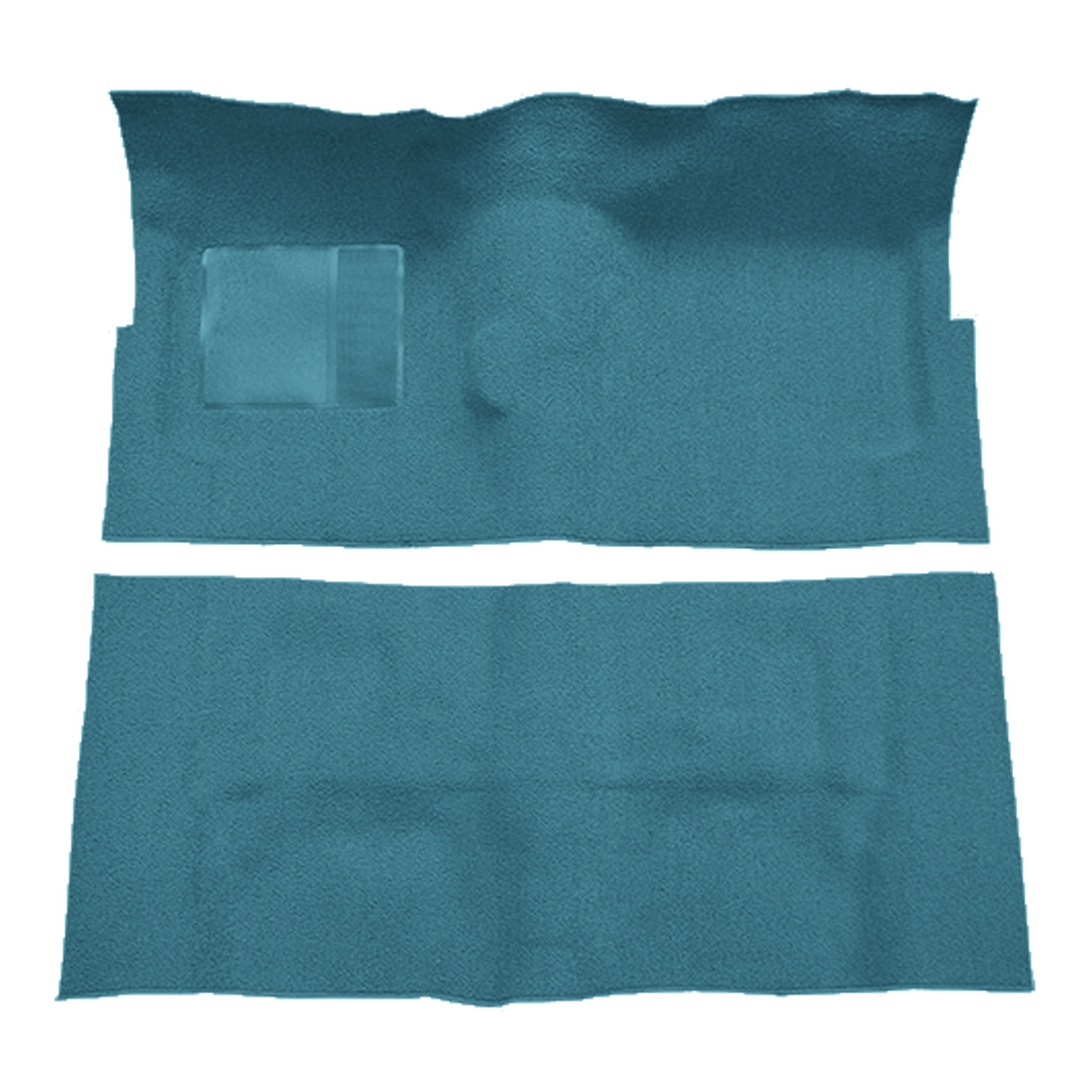 1963-1964 Mercury Monterey 2DR Conv 4spd Foot Wells Short Rear Loop Replacement Carpet Kit - 2-Piece - product image