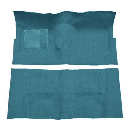 1963-1964 Mercury Monterey 2DR Conv 4spd Foot Wells Short Rear Loop Replacement Carpet Kit - 2-Piece - product image