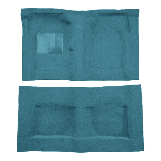 1965-1968 Mercury Monterey 2DR Conv 4spd w/o Console Loop Molded Replacement Carpet Kit - 2-Piece - product image