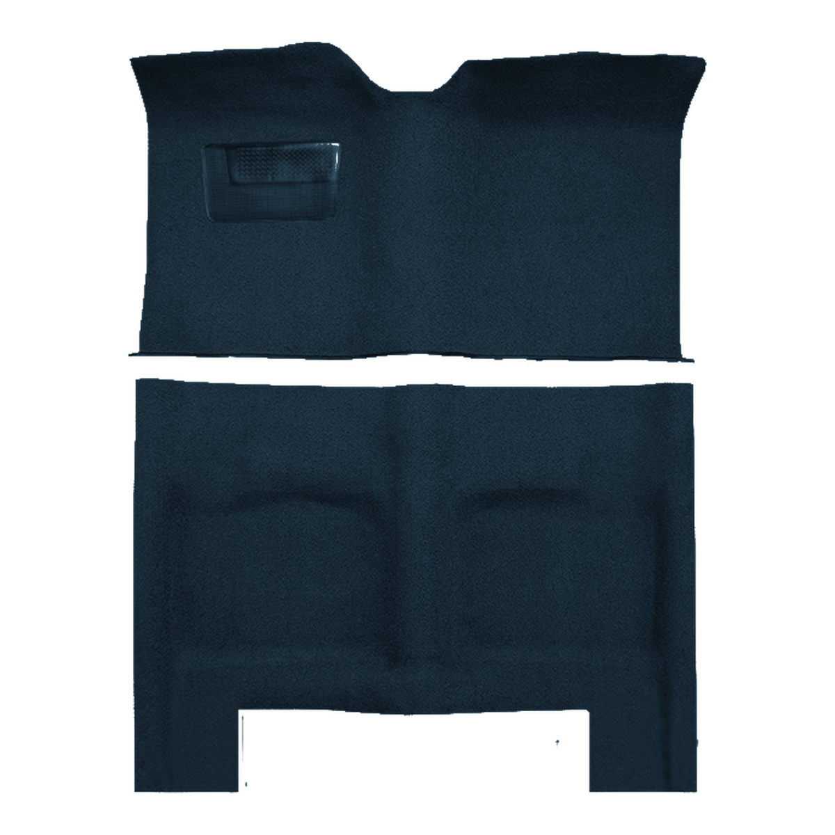 1960-1961 Dodge Polara 4DR Hardtop Bench Seat Loop Molded Replacement Carpet Kit - 2-Piece - product image
