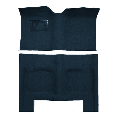 1960-1961 Dodge Polara 4DR Hardtop Bench Seat Loop Molded Replacement Carpet Kit - 2-Piece - product image